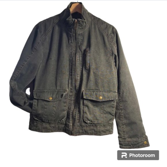 Guess Lined Jacket in Hunter Green Size Small - Picture 1 of 11